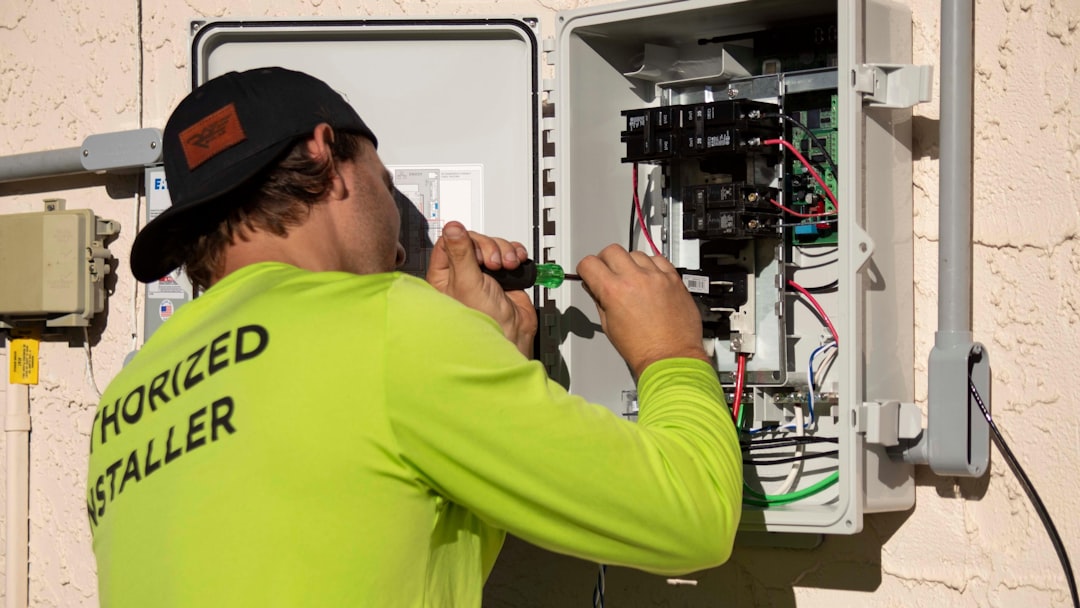 Electrical maintenance at a building