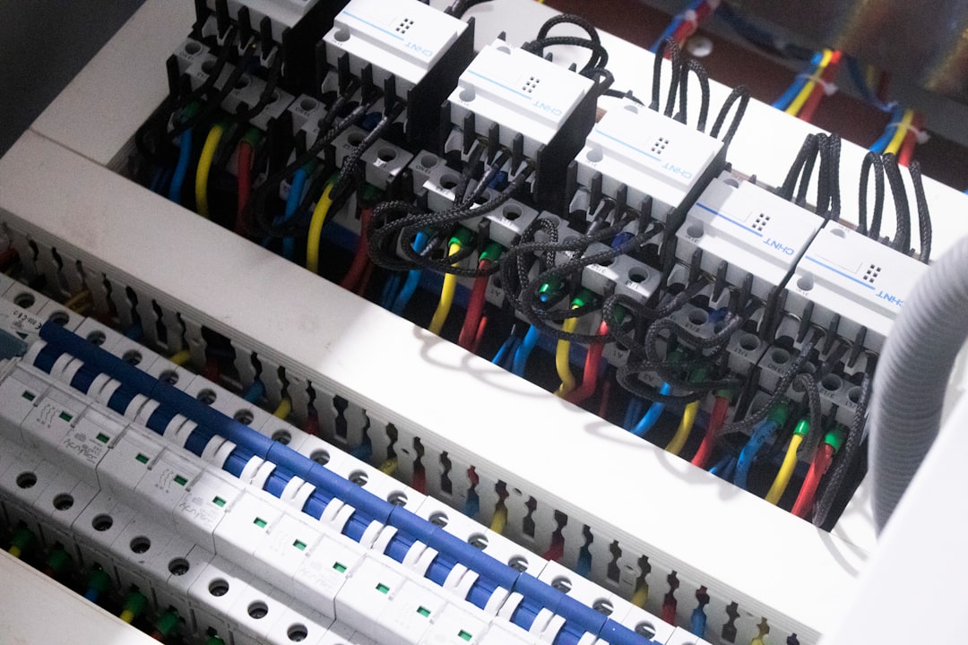 Electrical panel wiring and building maintenance detail